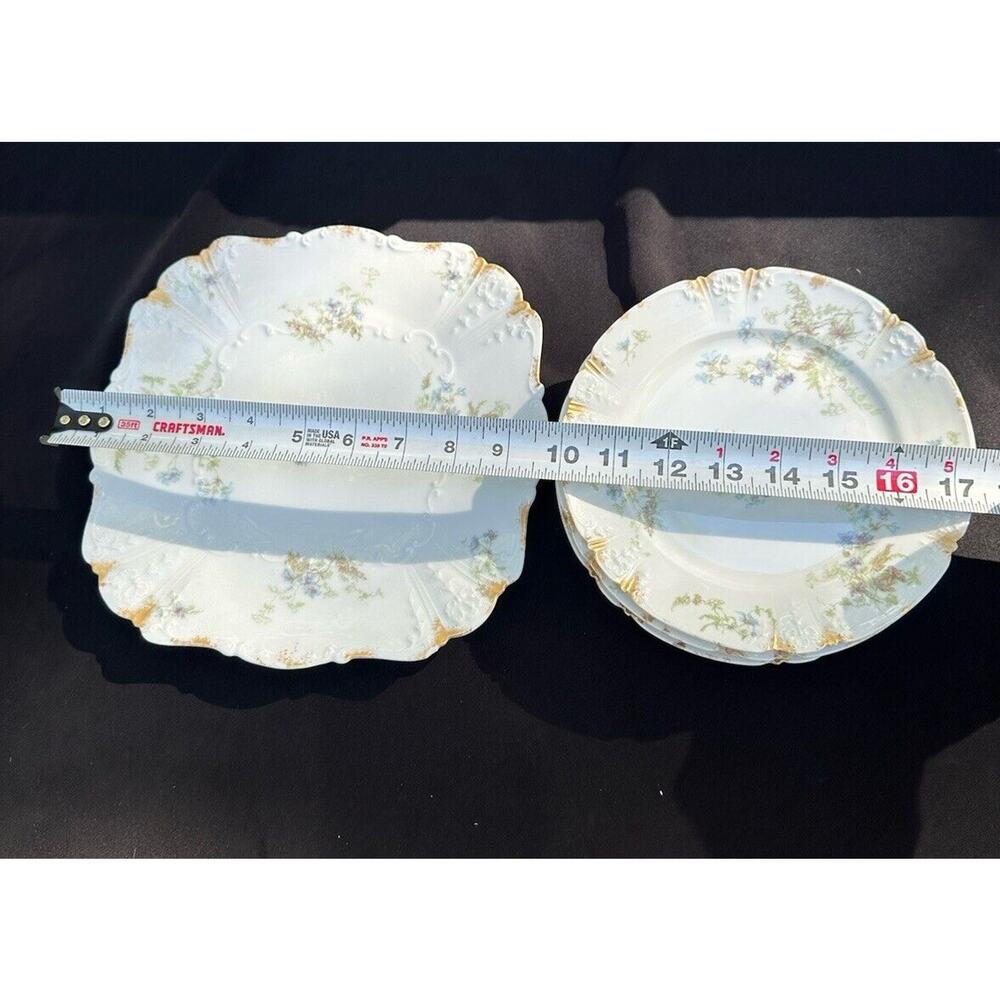 Antique Charles Field Haviland CFH GDM Limoges Plate Lot 1 -9.5” & 4- 7.5” -S69 - Picture 5 of 9